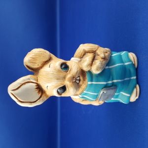 VTG Woodlander Bunny Figurine Cook or Baker - 4 in. tall